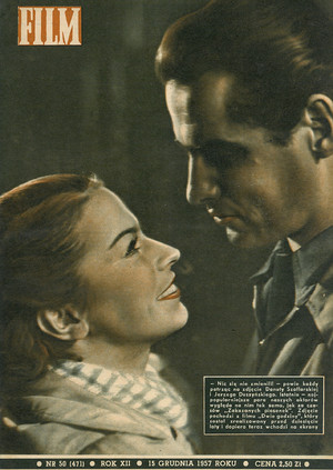 Okładka magazynu FILM nr 50/1957 (471)