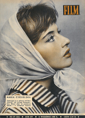 Okładka magazynu FILM nr 37/1960 (614)