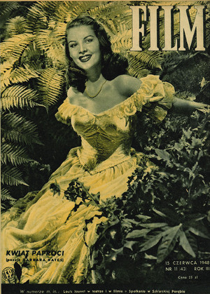 Okładka magazynu FILM nr 11/1948 (43)