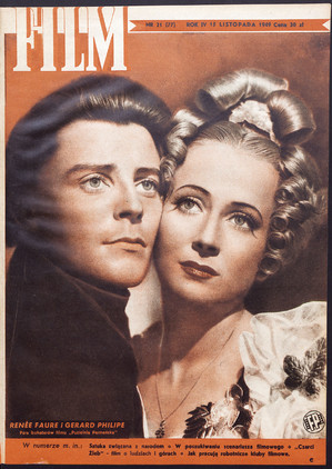 Okładka magazynu FILM nr 21/1949 (77)