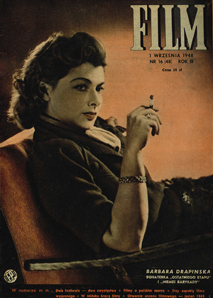 Okładka magazynu FILM nr 16/1948 (48)