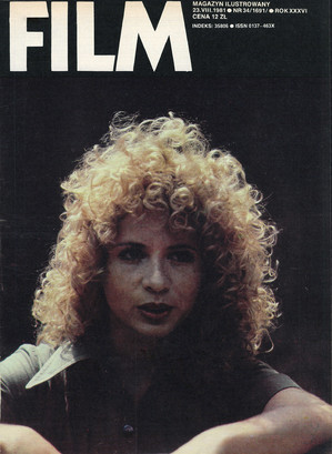 Okładka magazynu FILM nr 34/1981 (1691)