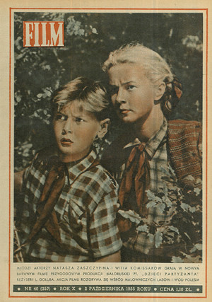 Okładka magazynu FILM nr 40/1955 (357)
