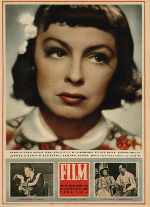 Okładka magazynu FILM nr 34/1953 (247)