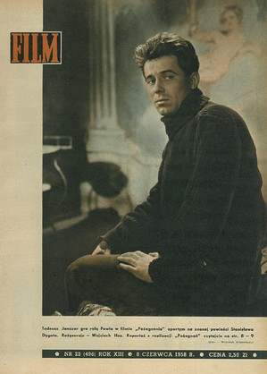 Okładka magazynu FILM nr 23/1958 (496)