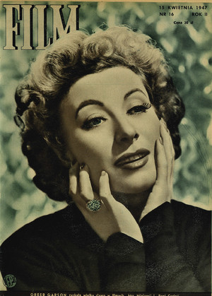 Okładka magazynu FILM nr 16/1947 (16)