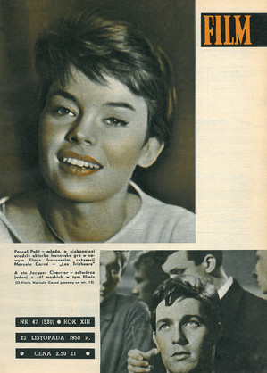 Okładka magazynu FILM nr 47/1958 (520)