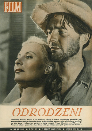 Okładka magazynu FILM nr 27/1957 (448)