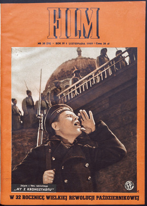Okładka magazynu FILM nr 20/1949 (76)