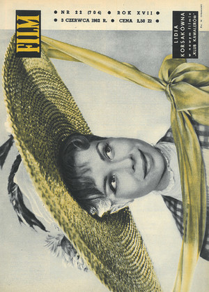 Okładka magazynu FILM nr 22/1962 (704)