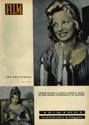 Okładka magazynu FILM nr 17/1959 (542)
