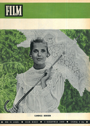 Okładka magazynu FILM nr 31/1968 (1026)