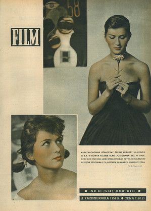Okładka magazynu FILM nr 41/1958 (514)