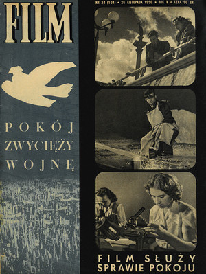 Okładka magazynu FILM nr 24/1950 (104)