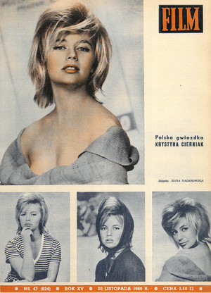 Okładka magazynu FILM nr 47/1960 (624)