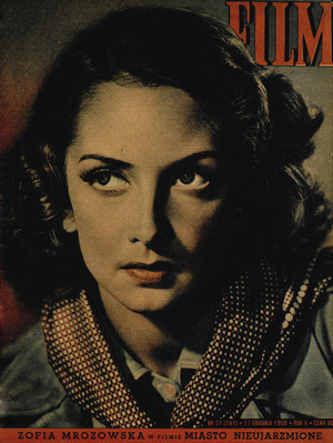 Okładka magazynu FILM nr 27/1950 (107)