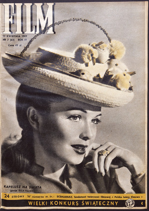 Okładka magazynu FILM nr 7/1949 (63)