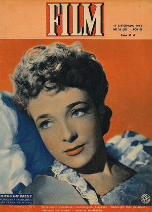 Okładka magazynu FILM nr 21/1948 (53)