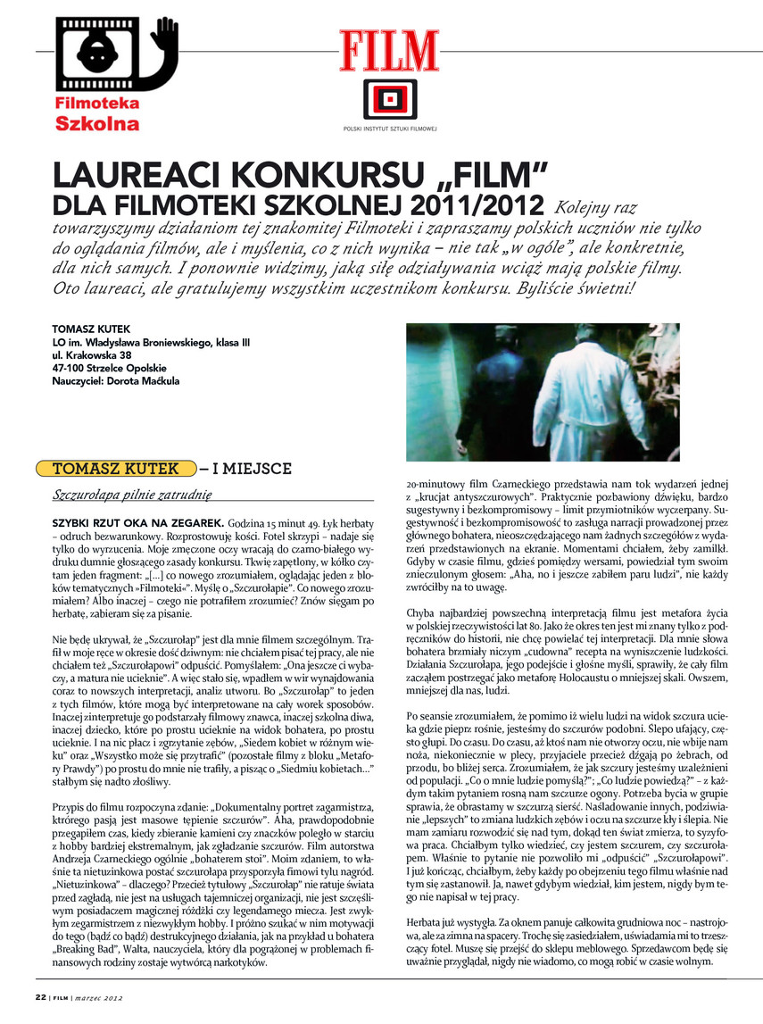 FILM: 3/2012 (2522), strona 22