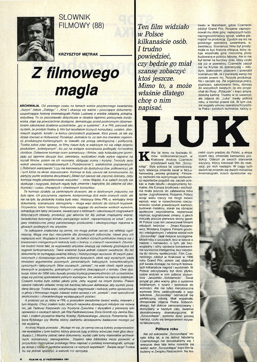 FILM: 43/1991 (2206), strona 4