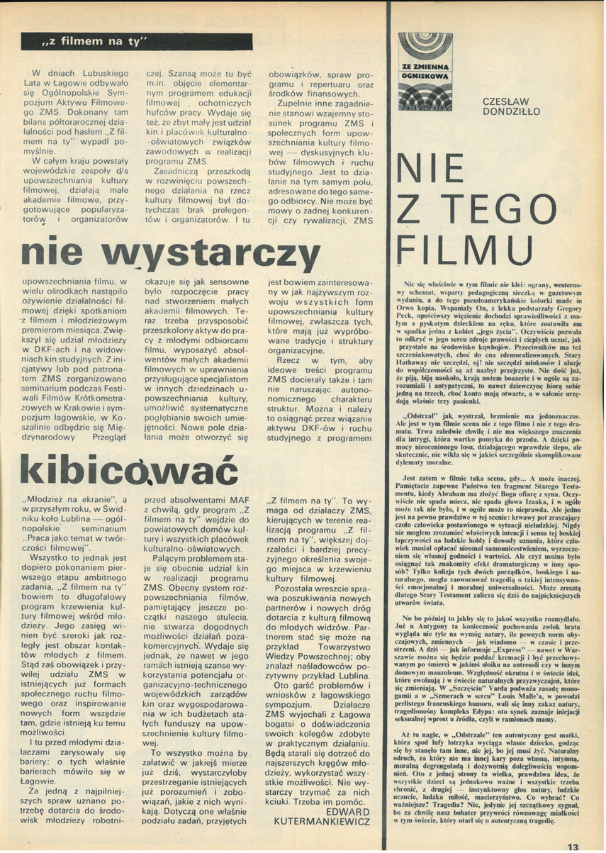 FILM: 30/1973 (1286), strona 13