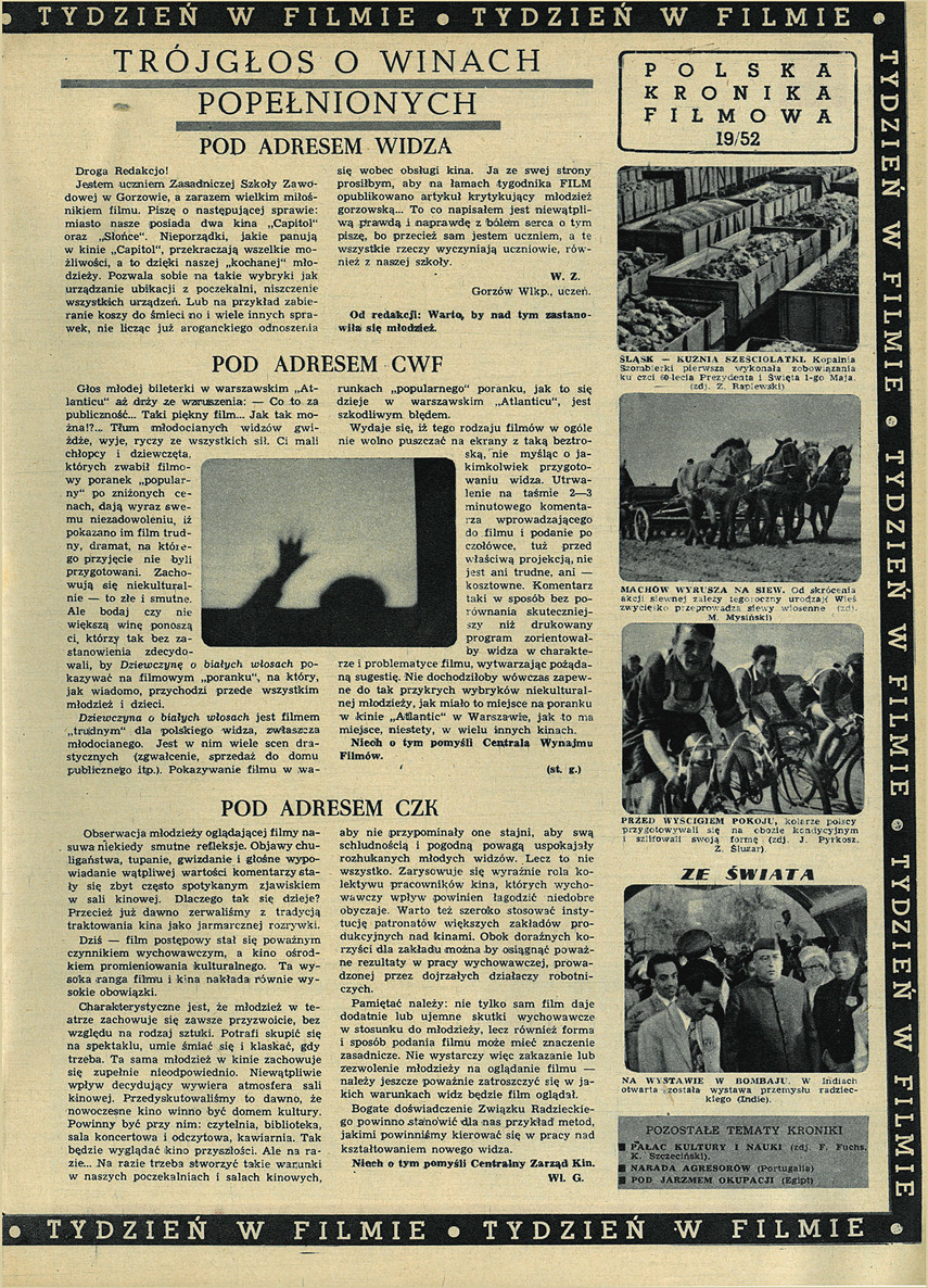 FILM: 19/1952 (180), strona 3