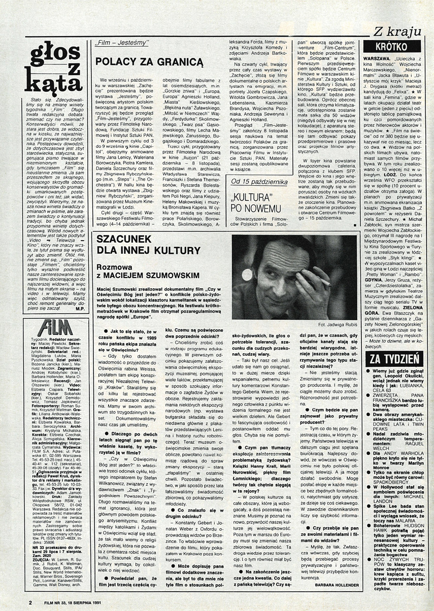 FILM: 33/1991 (2196), strona 2