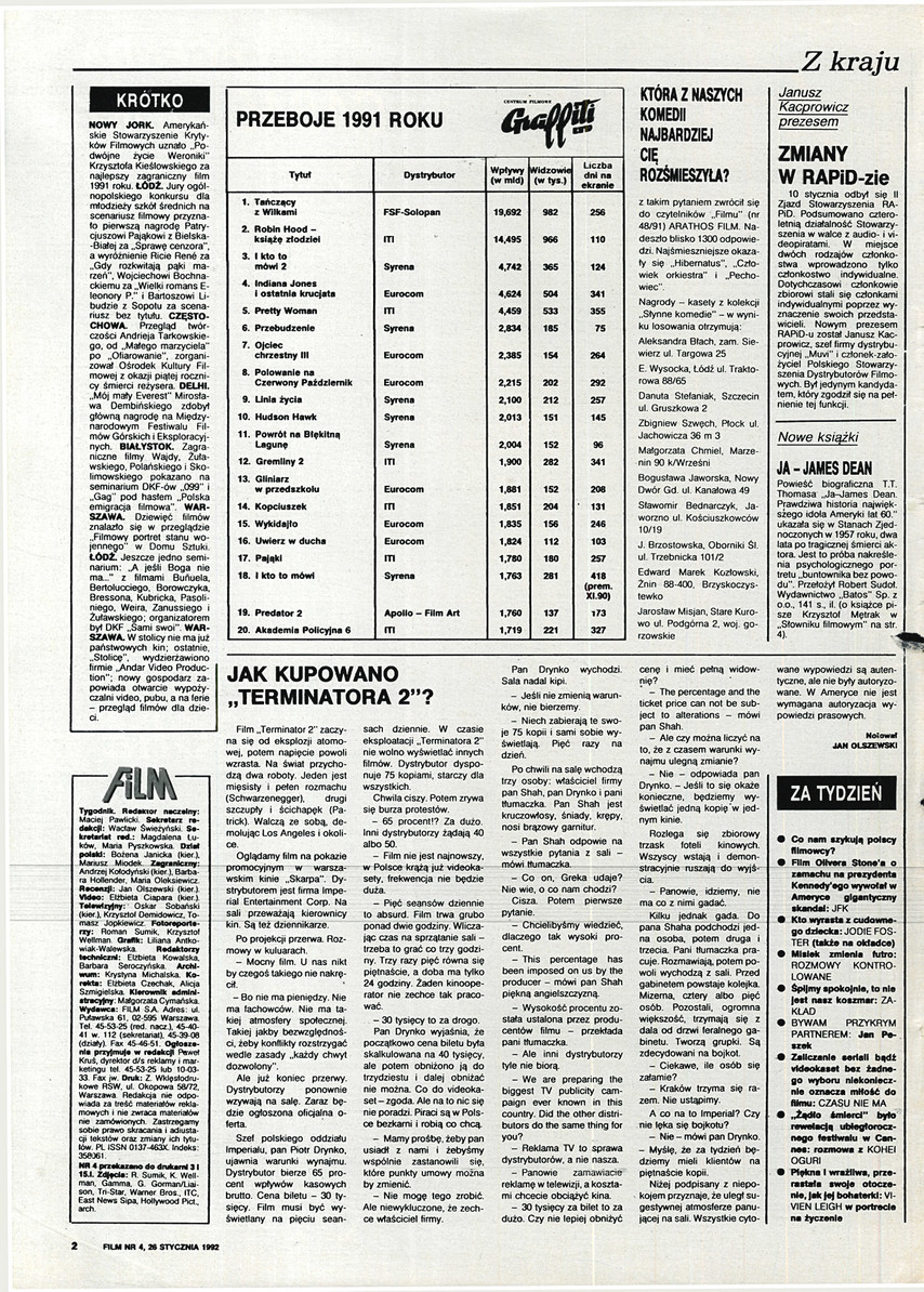 FILM: 4/1992 (2219), strona 2