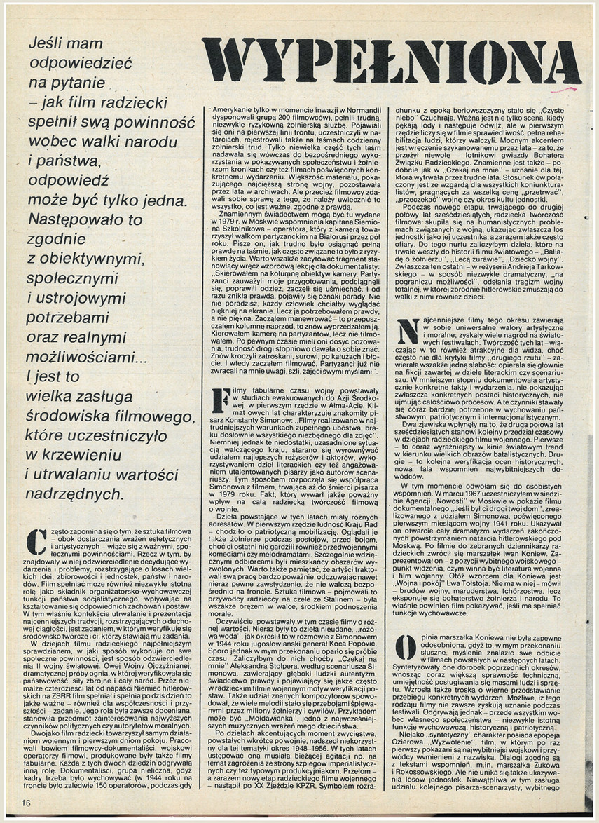 FILM: 14/1981 (1671), strona 16