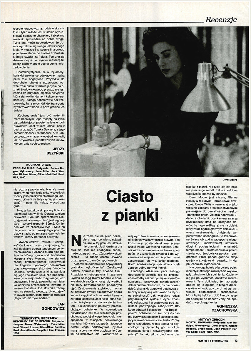 FILM: 1/1992 (2216), strona 13