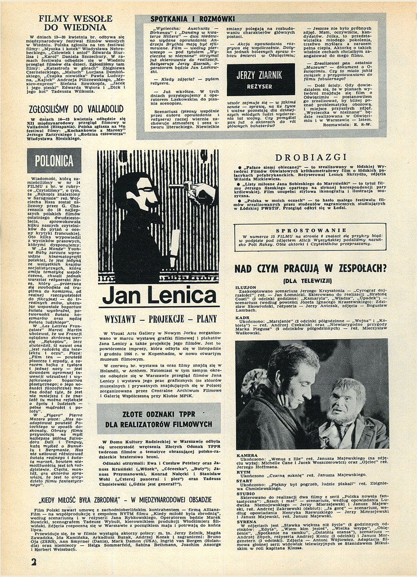 FILM: 16/1967 (958), strona 2