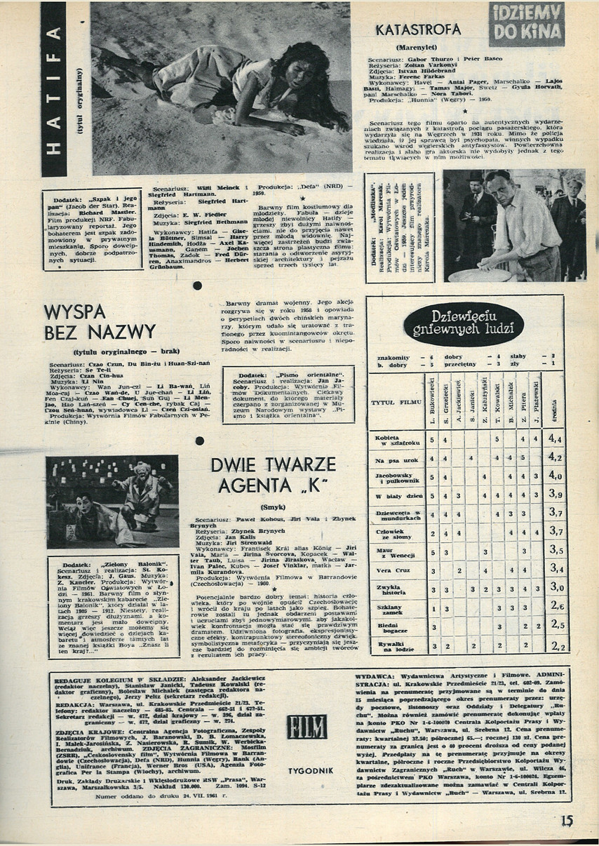 FILM: 31/1961 (660), strona 15