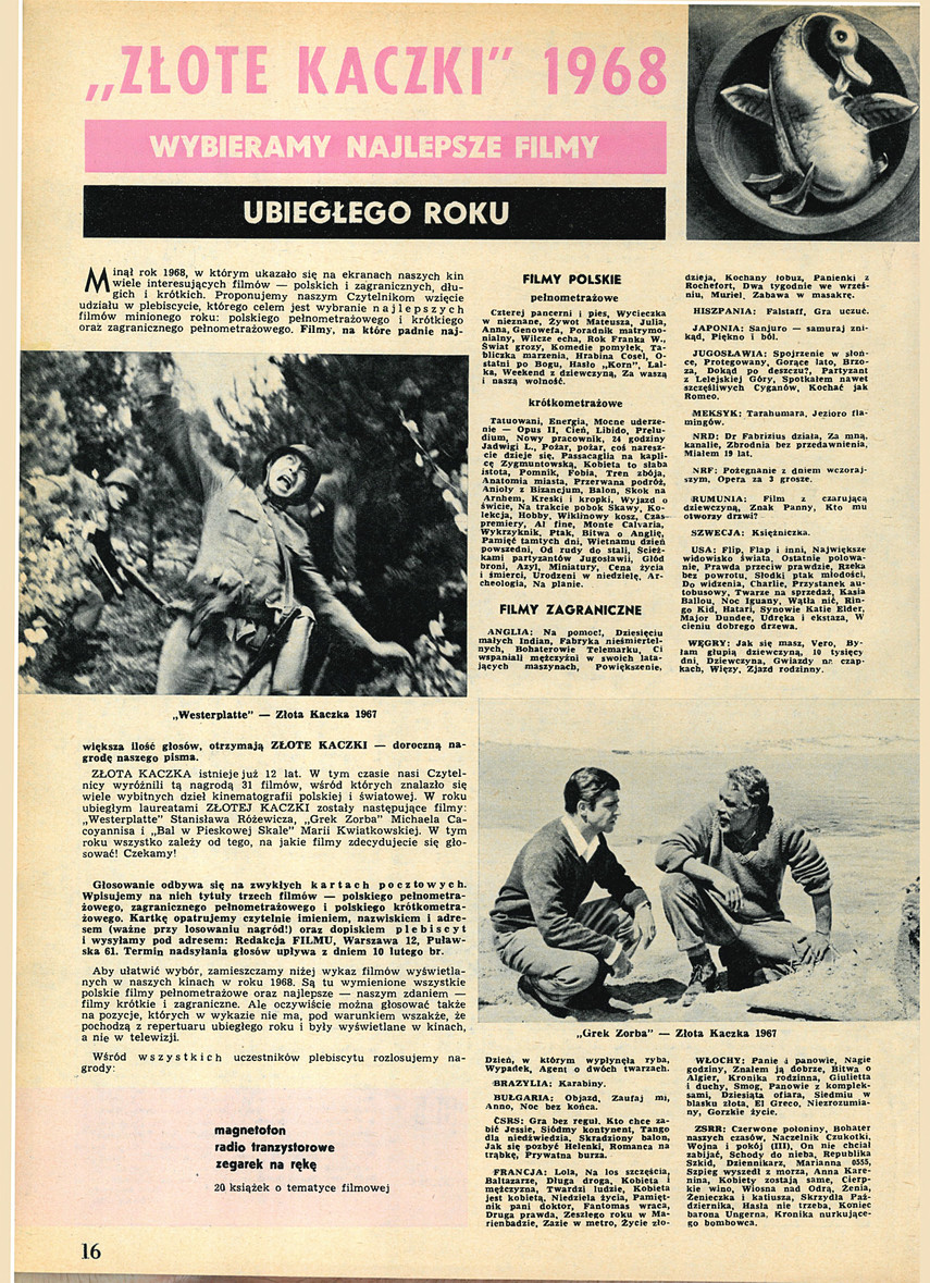 FILM: 4/1969 (1051), strona 16