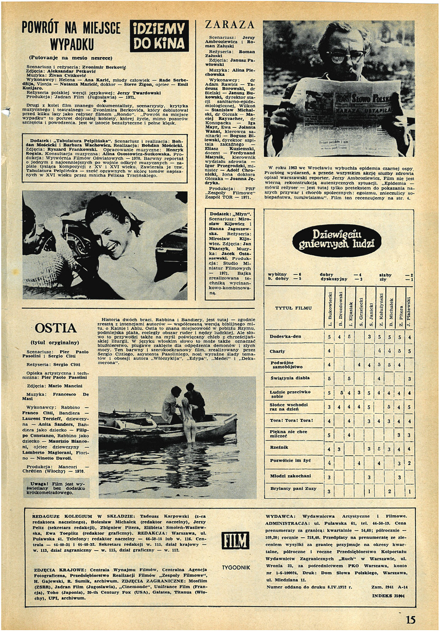 FILM: 16/1972 (1219), strona 15