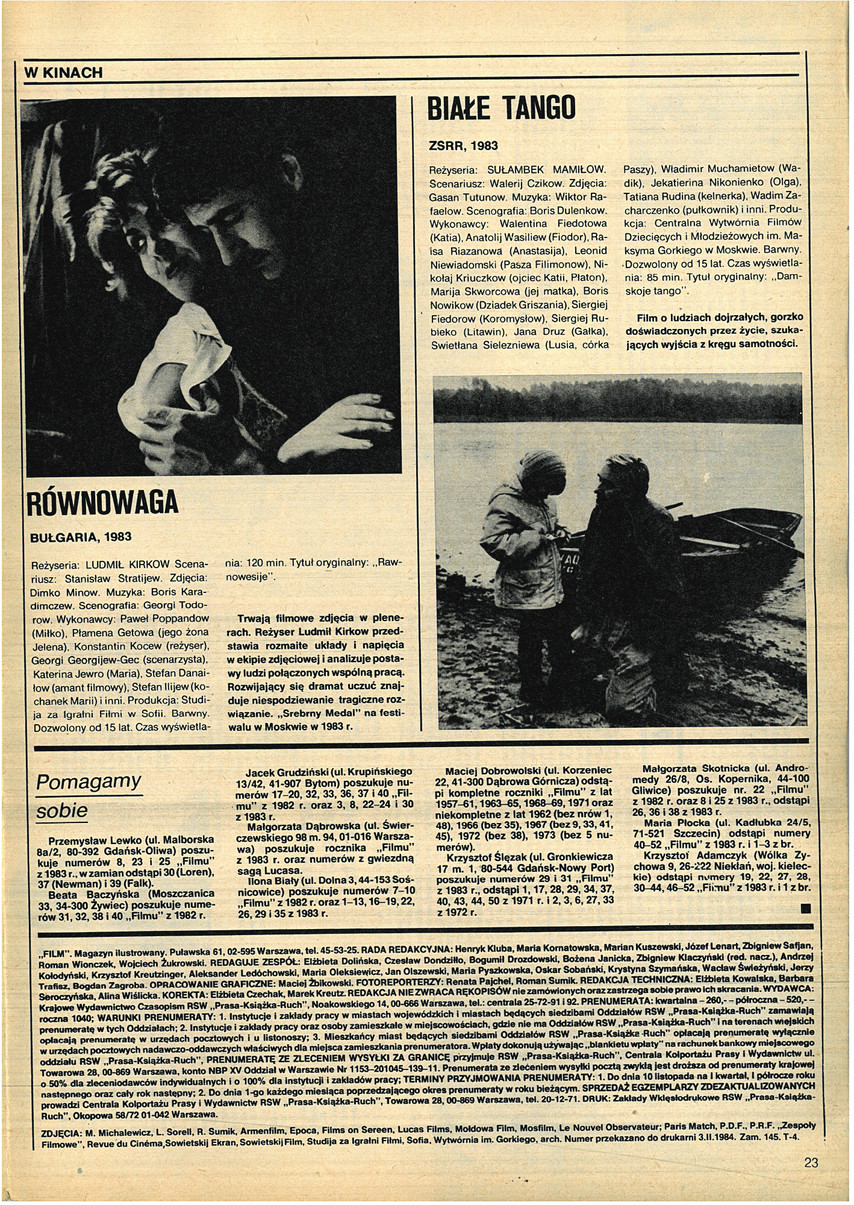 FILM: 9/1984 (1808), strona 23