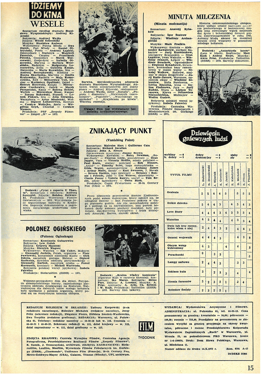 FILM: 43/1972 (1246), strona 15