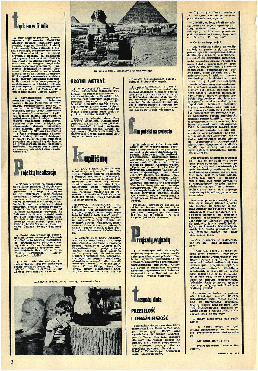 FILM: 3/1972 (1206), strona 2