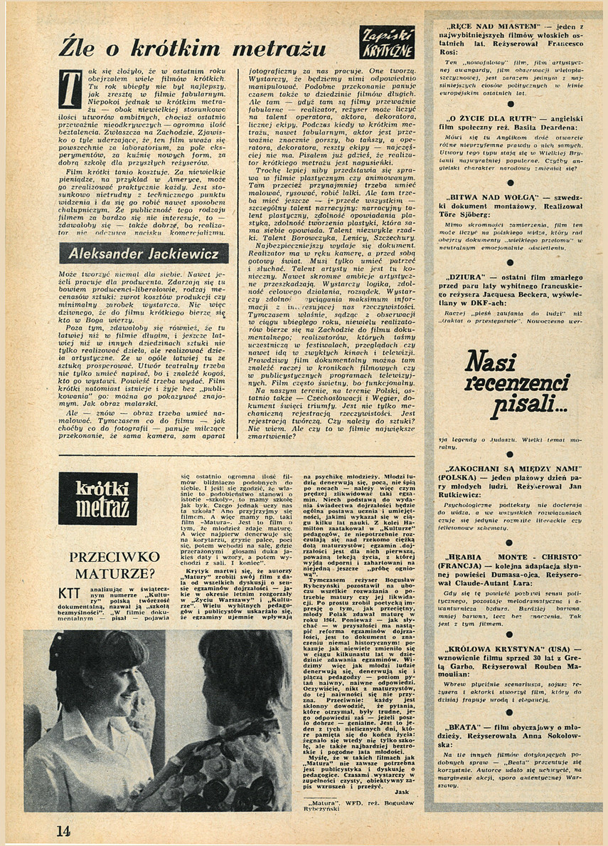 FILM: 8/1965 (846), strona 14