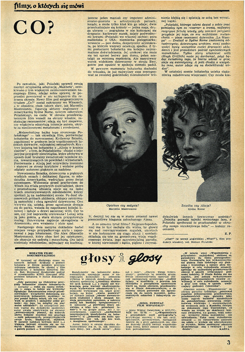 FILM: 1/1973 (1257), strona 3