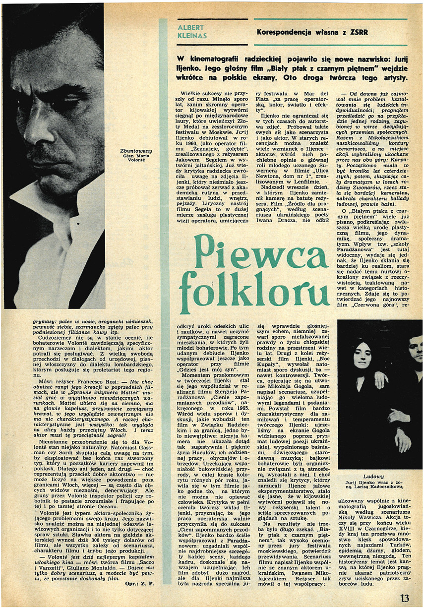 FILM: 16/1972 (1219), strona 13