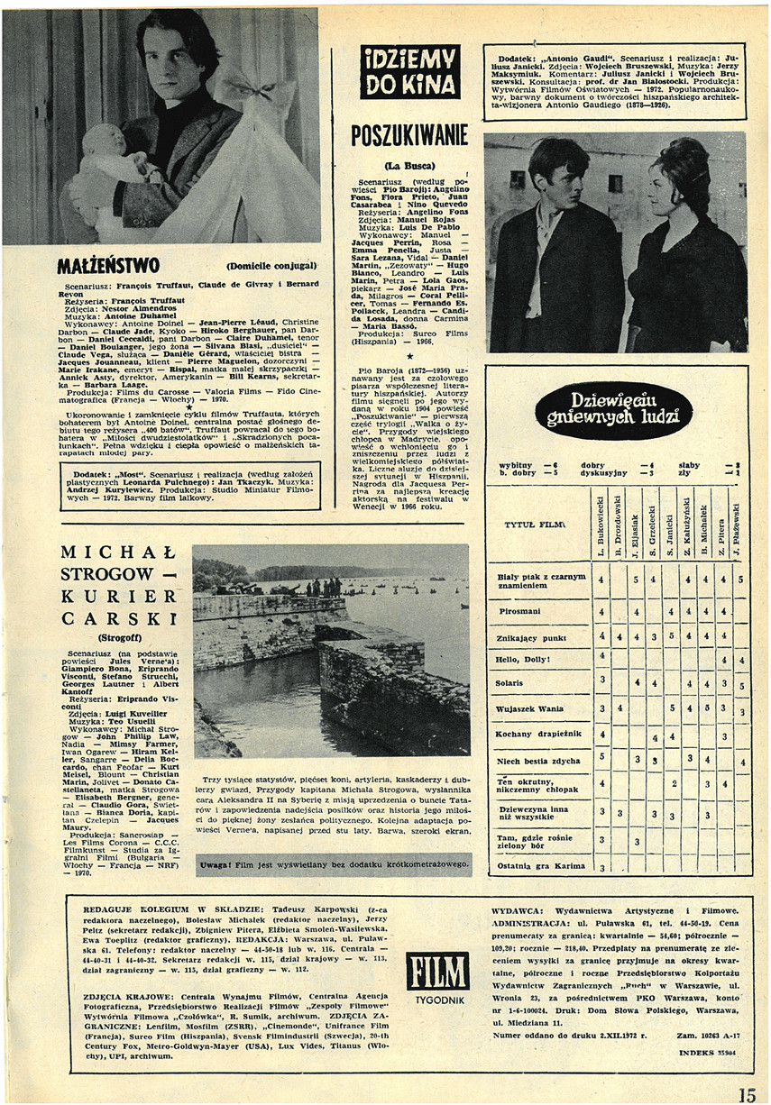 FILM: 50/1972 (1253), strona 15