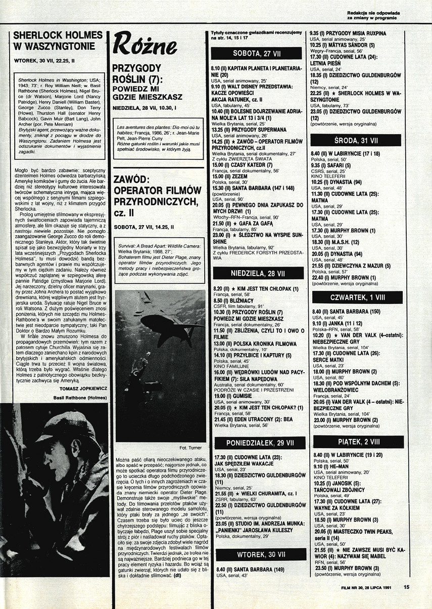 FILM: 30/1991 (2193), strona 15