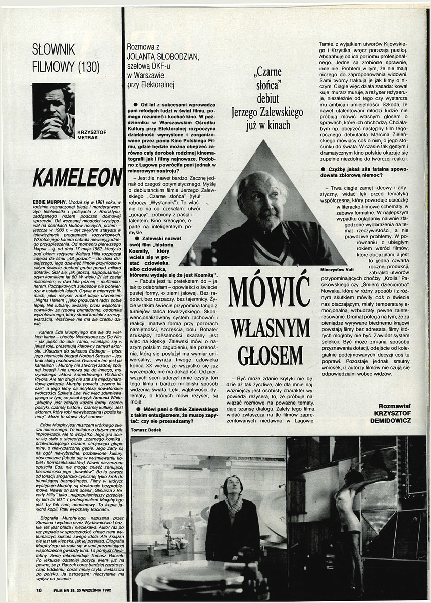 FILM: 38/1992 (2253), strona 10