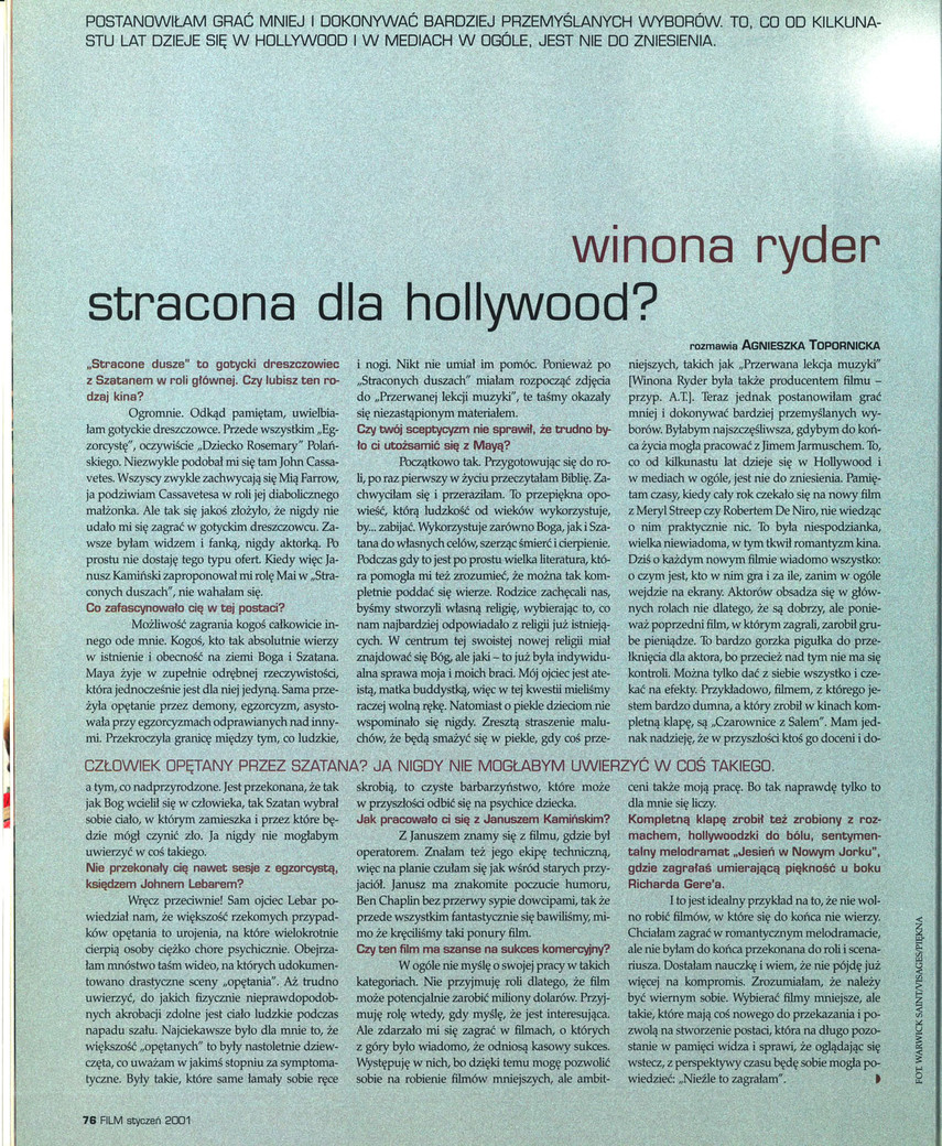 FILM: 1/2001 (2388), strona 76