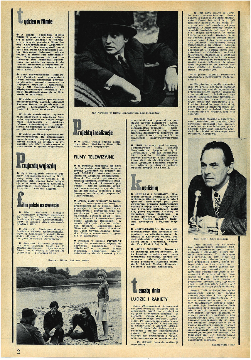 FILM: 2/1973 (1258), strona 2