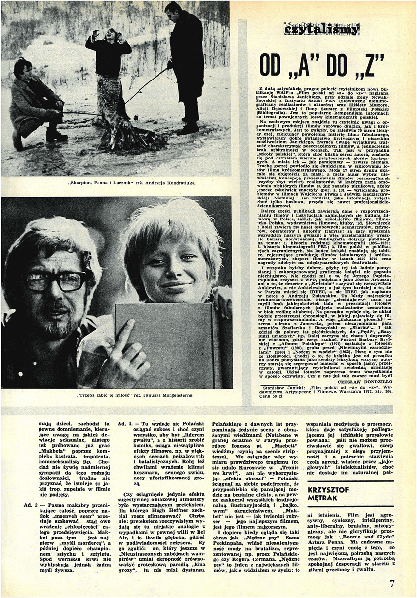 FILM: 20/1972 (1223), strona 7