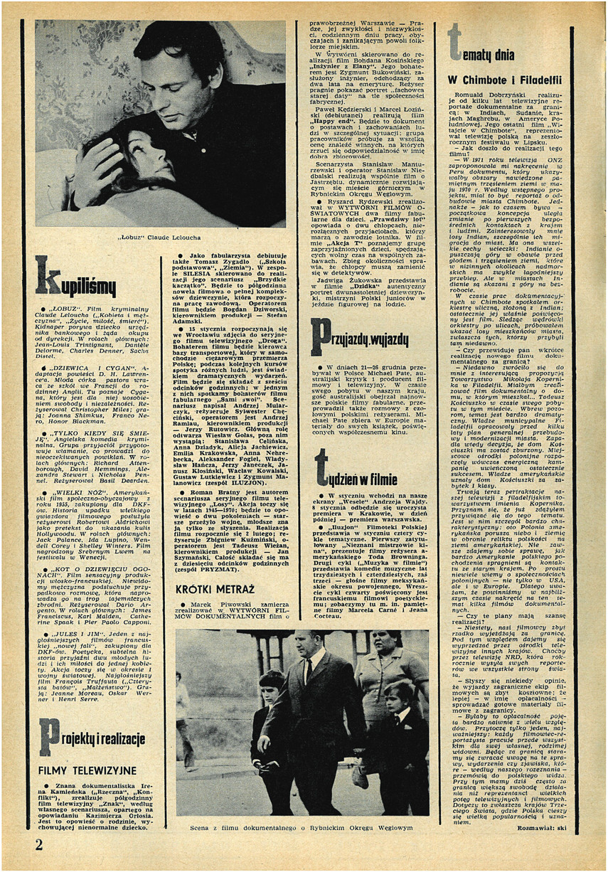 FILM: 1/1973 (1257), strona 2