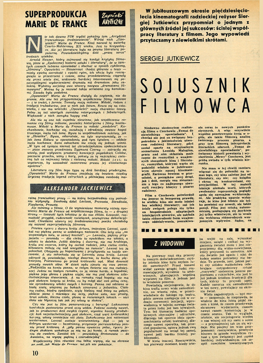 FILM: 38/1969 (1085), strona 10