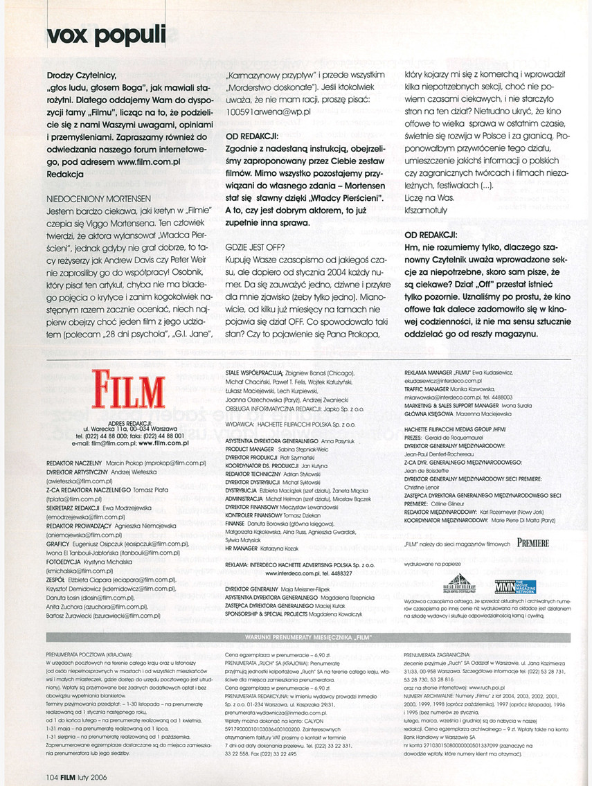 FILM: 2/2006 (2449), strona 104