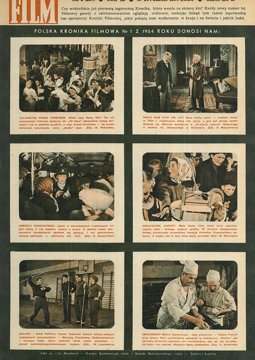 FILM: 2/1954 (267), strona 1